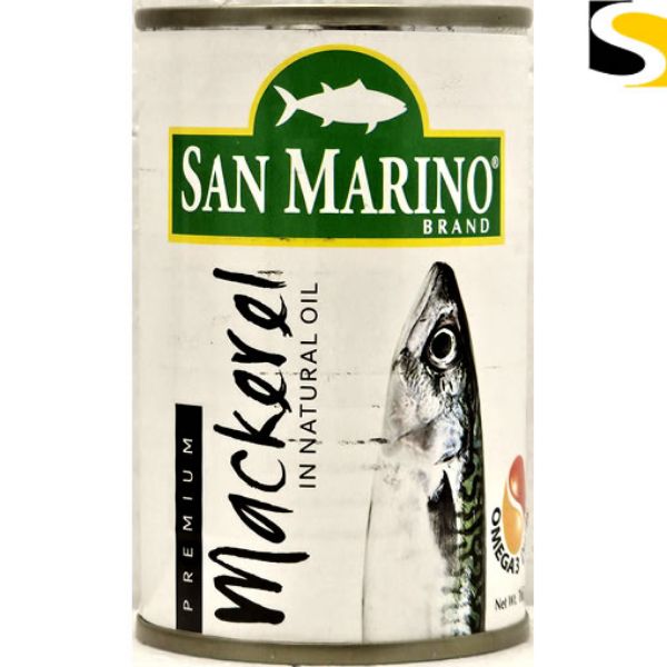 Picture of San Marino Premium Mackerel in Natural Oil 165g