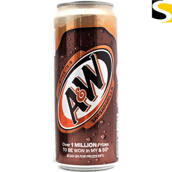 Picture of A&W Sarsaparilla 325ml