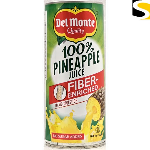 Picture of Del Monte Pineapple Juice Fiber Enriched 220ml