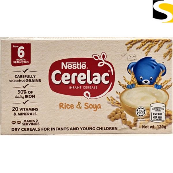 Picture of Nestle Cerelac Rice & Soya 120g