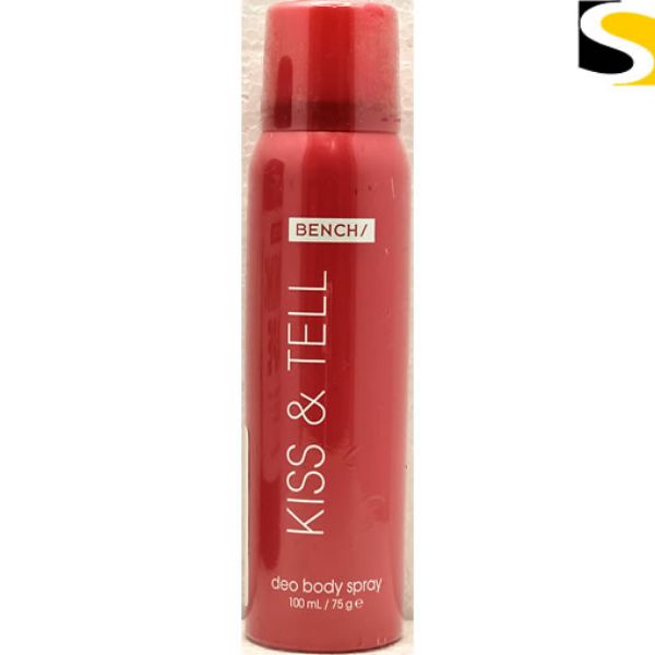 Picture of Bench Deo Body Spray Pink Kiss & Tell 100ml