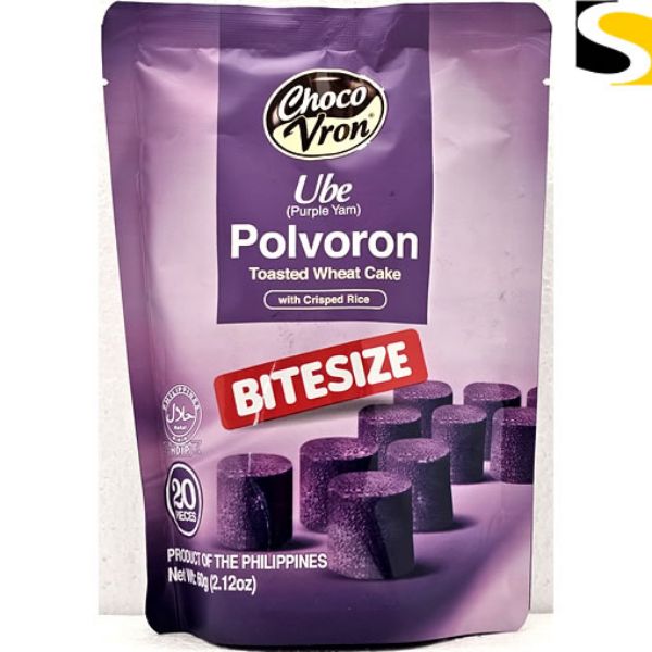 Picture of Choco Vron Bite Size Polvoron Ube 20x3g