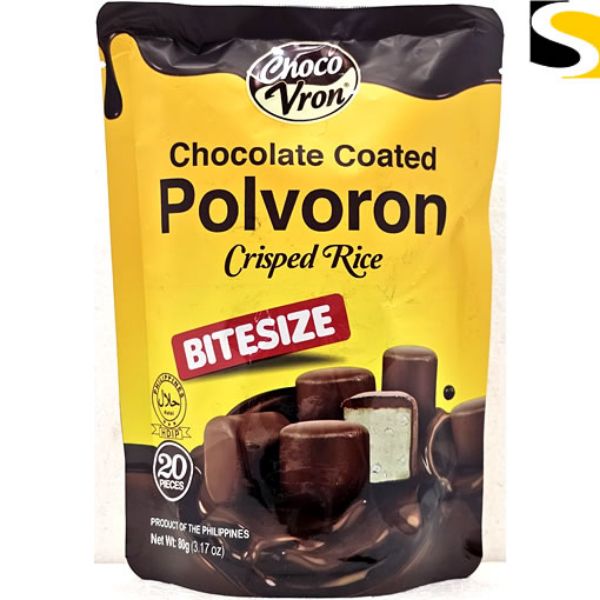 Picture of Choco Vron Bite Size Polvoron Crisped Rice 20x4g