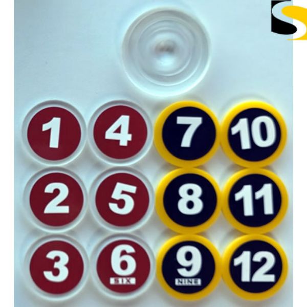 Picture of 12pc-Clear/Yellow Pitsas and Pato